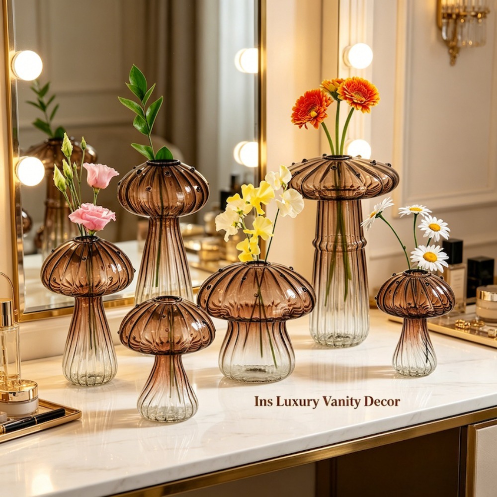Propagation Station Vase - Mantar Tasarımlı Oluklu Cam Üretim İstasyonu,
