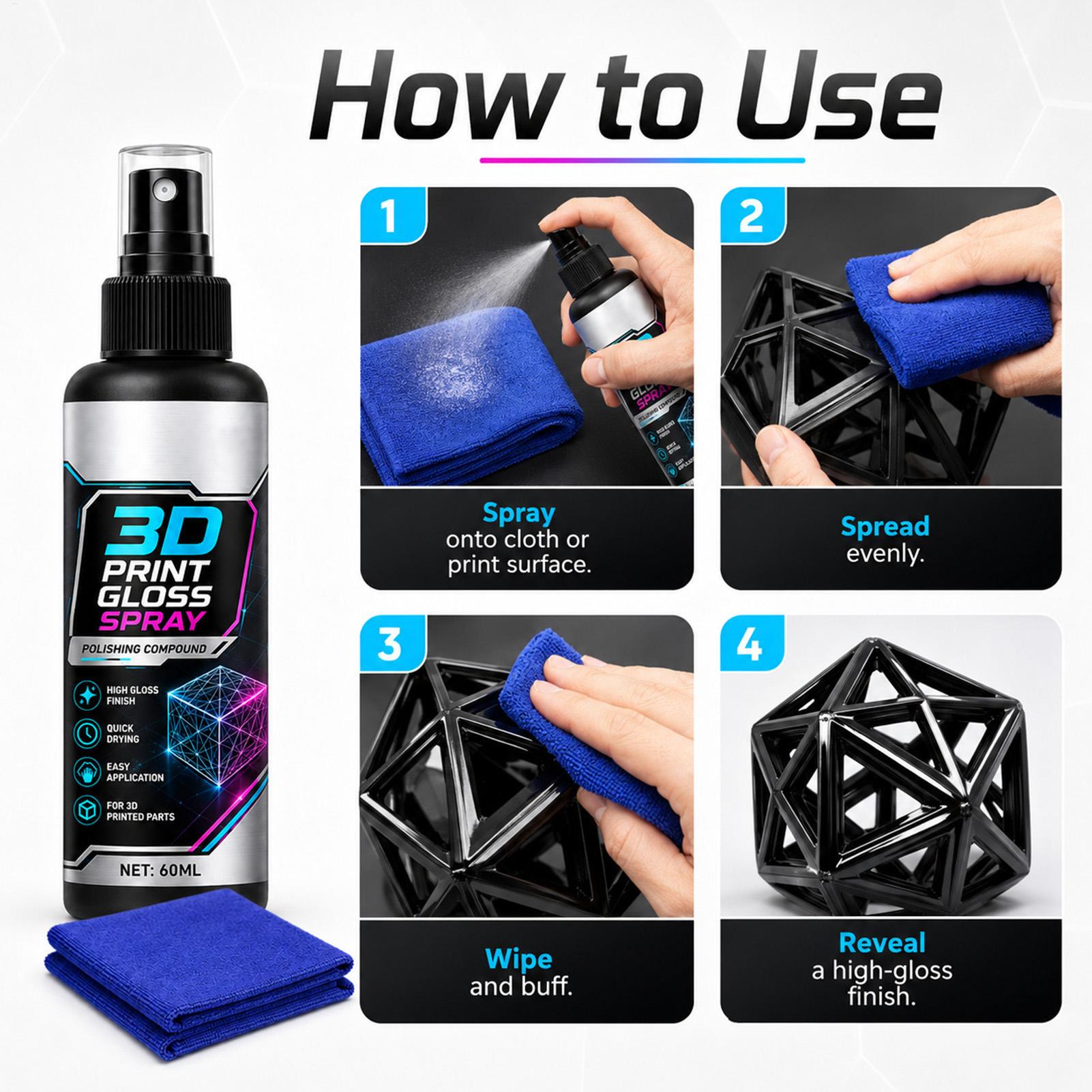 100ml 3D Baskı Parlaklık Sprey - Misting Bottle Fine incelemesi ve fiyatı